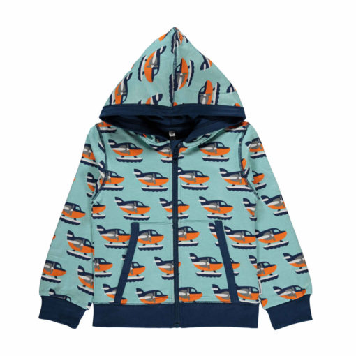 Maxomorra Hoodie Flugzeug