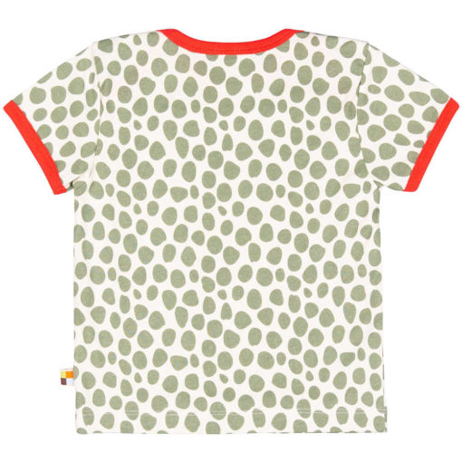 loud + proud T-Shirt Punkte olive grün
