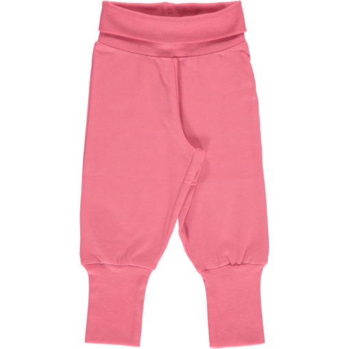 Maxomorra Pants Rib Rose Pink