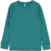 Maxomorra Top LS Soft Petrol