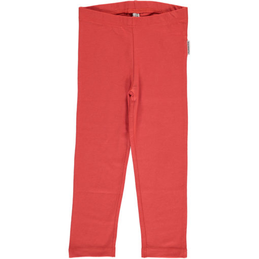 Maxomorra Leggings Cropped Rusty Red