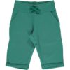 Maxomorra Sweatshorts Knee Green Petrol