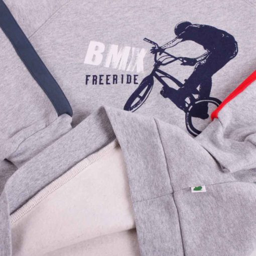 Fred's World BMX free-ride sweatshirt pale greymarl