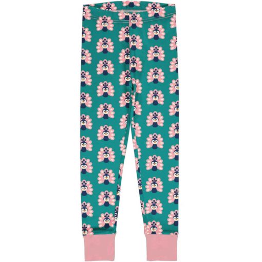 Maxomorra Leggings Cuff Peacock