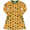 Maxomorra Dress LS Yellow Forest