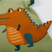 Fred's World kurzarm Shirt Baby Hello Crocodile