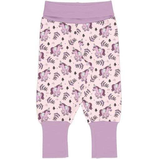 Maxomorra Pants Rib Unicorn Jungle