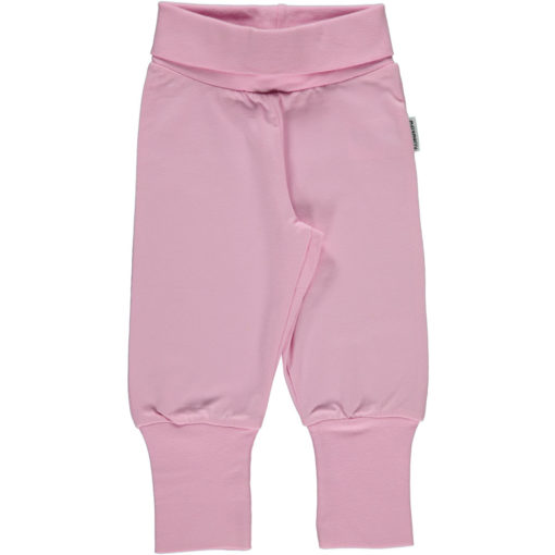Maxomorra Pants Rib Light Pink