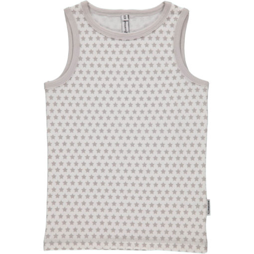 Maxomorra Tanktop Stars Grey