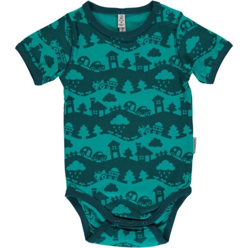 Maxomorra Body SS Turquoise Landscape