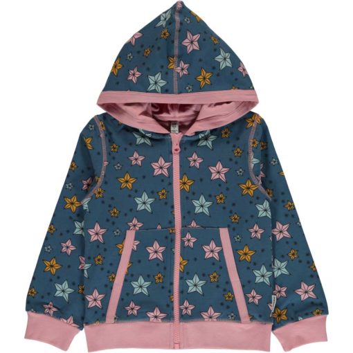 Maxomorra Cardigan Hood Night Sparkle