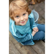 Enfant Terrible Hoodie Sweatjacke Colourblocking in midnight-jeans