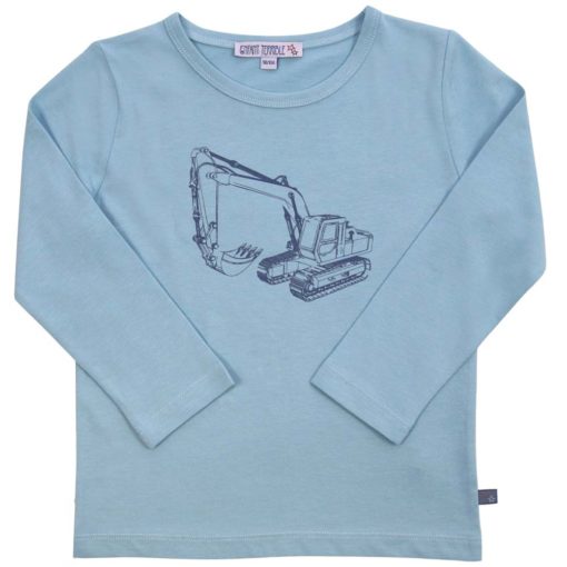 Enfant Terrible Shirt mit Baggerdruck ice blue