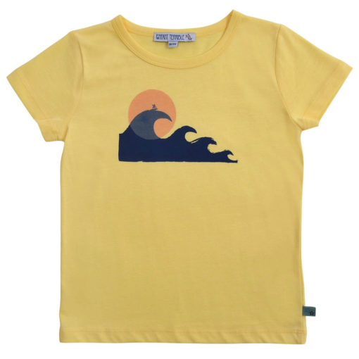 Enfant Terrible Shirt mit Wellendruck lemon