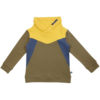 Enfant Terrible Stehkragen Sweatshirt Colourblocking dark olive-honey