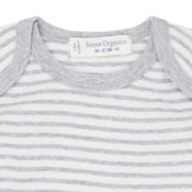 Sense Organics Body Langarm YVON Grey Stripes