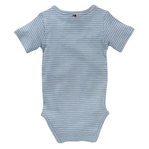 People Wear Organic Kurzarm-Body blau