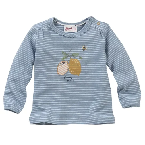 People Wear Organic Langarm-Shirt langarm blau