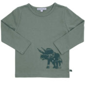 Enfant Terrible Langarmshirt mit Dinoapplikation