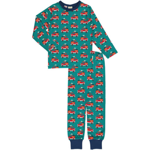 Maxomorra Pyjama Set LS Fire Truck