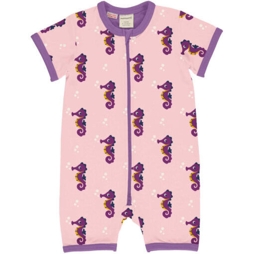 Maxomorra Rompersuit SS Seahorse