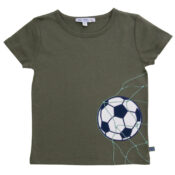Enfant Terrible Shirt mit Fußballapplikation forest