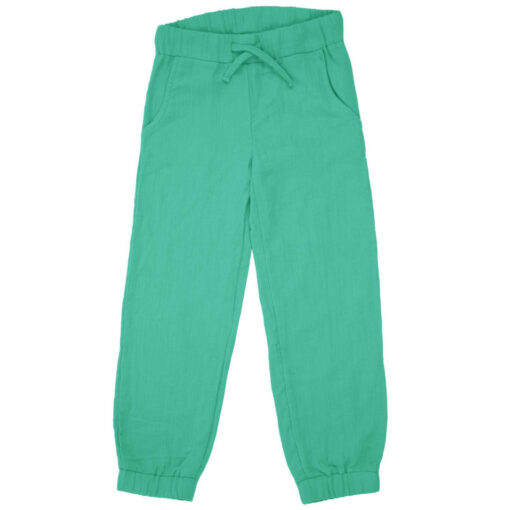 Maxomorra Pants Muslin Green