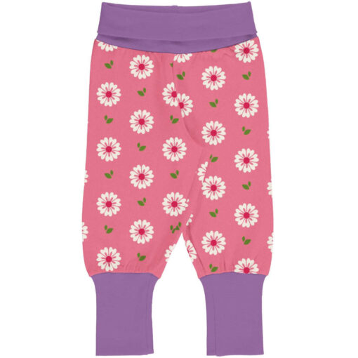 Maxomorra Pants Waist Flowers