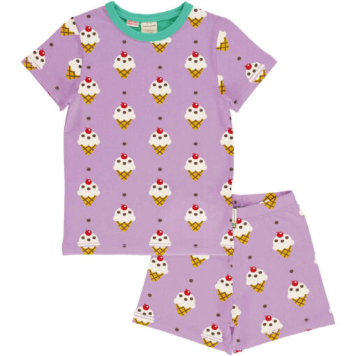 Maxomorra Pyjama Set SS Ice Cream