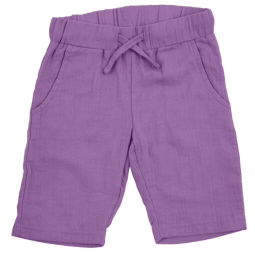 Maxomorra Shorts Knee Muslin Purple