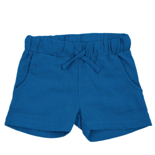 Maxomorra Shorts Muslin Blue