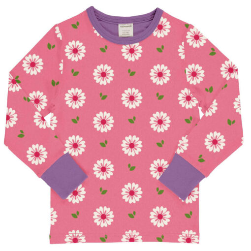 Maxomorra Top LS Flowers