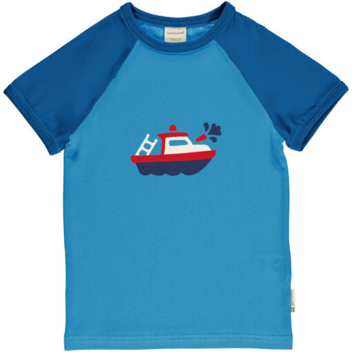 Maxomorra Top SS Raglan Fireboat