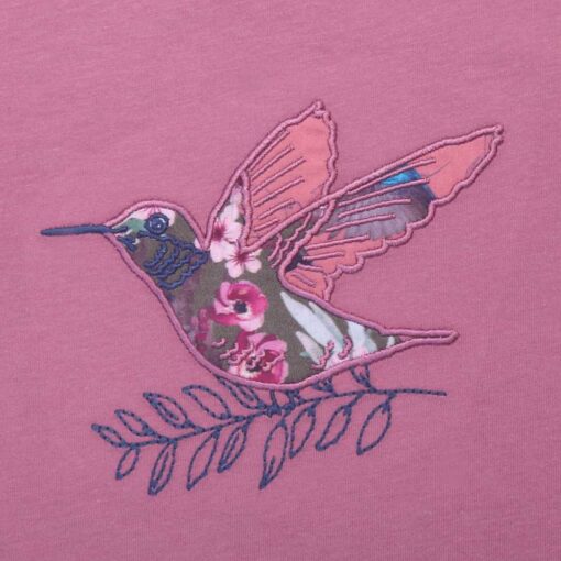 Enfant Terrible Shirt mit Vogelstickerei