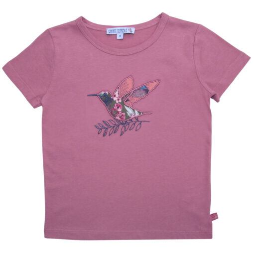 Enfant Terrible Shirt mit Vogelstickerei