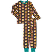 Maxomorra Pyjama Set LS Nordic Owl