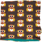 Maxomorra Scarf Tube Velour Nordic Owl