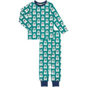 Maxomorra Pyjama Set LS Arctic Bear