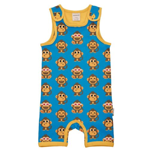 Maxomorra Playsuit Short Party Monkey