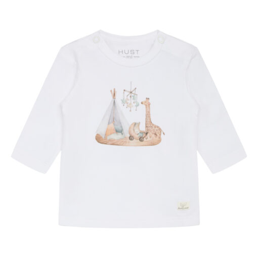 Hust & Claire Langarmshirt Alex White