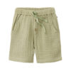 People Wear Organic Musselin-Shorts olivegrün
