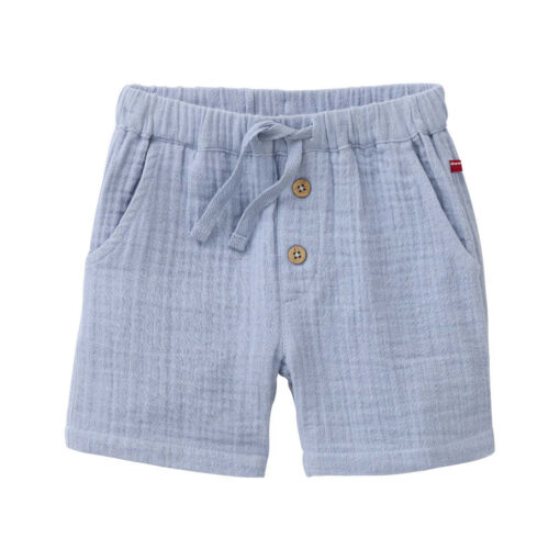 People Wear Organic Musselin-Shorts taubenblau