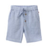 People Wear Organic Musselin-Shorts taubenblau