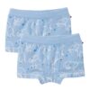 People Wear Organic 2-er Pack Boxershorts blau mix