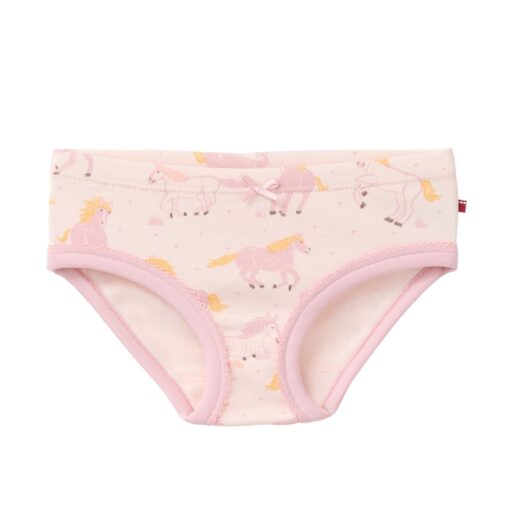 People Wear Organic 2-er Pack Slips rosa mix Pferde