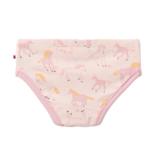 People Wear Organic 2-er Pack Slips rosa mix Pferde