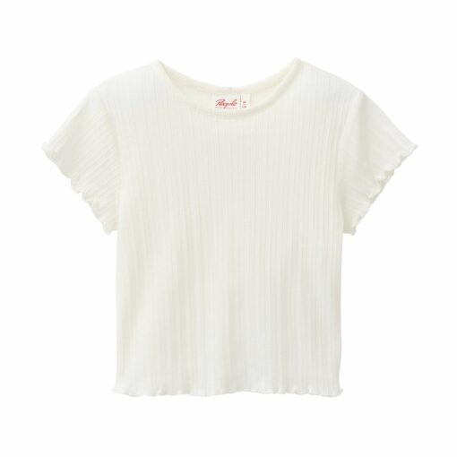 People Wear Organic Kurzarm-Shirt weiß