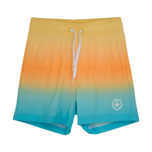 Color Kids Swim Shorts AOP & Magic orange pop
