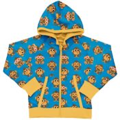 Maxomorra Cardigan Hood Reversible Party Monkey