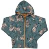 Meyadey Cardigan Hood Lined Zippy Zebra